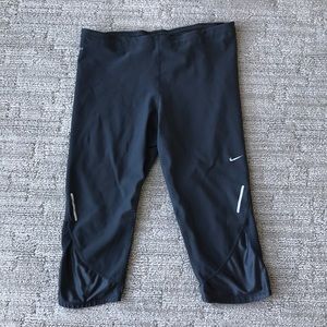 Nike dri fit running capris M